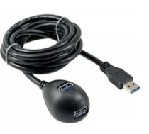InLine 35651 USB 3.0 Verl?ngerung A Stecker / Buchse schwarz mit Standfu? 1m ( 35651 Inline_ 35651 ) kabelis vads