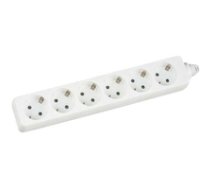 InLine - Socket strip - Schuko 6-way - 230V - 3500W - 5 0m- white (16465W) ( 16465W 16465W ) nepārtrauktas barošanas avots UPS