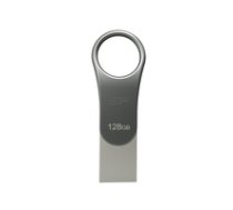 SILICON POWER Mobile C80 - USB- Flash- drive - 128GB - USB3.0/USB Type C - Titan ( SP128GBUC3C80V1S ) atmiņas karte