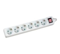 InLine - Socket strip - Schuko 6-way - 230V - 3500W - 5 0m white - with switch (16465S) ( 16465S 16465S 16465S ) nepārtrauktas barošanas avots UPS