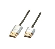 Lindy HDMI High Speed A/D Kabel Slim CROMO 3m Ethernet ( 41678 41678 41678 ) kabelis  vads