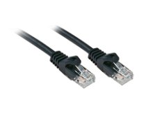 Basic Cat6 U/UTP Kabel  black  0.50m ( 48191 48191 48191 ) tīkla kabelis