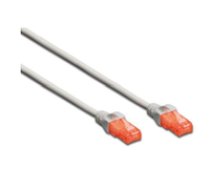 DIGITUS Patchkabel Cat6 U/UTP 2xRJ45 1.5m grau Hebelschutz ( DK 1617 015 ) tīkla kabelis