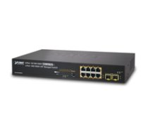 PLANET GS-4210-8P2S Switch 8p GEth PoE + 2x SFP ( GS 4210 8P2S ) komutators