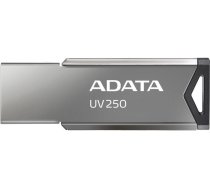 ADATA FlashDrive UV250 16GB Metal Black USB 2.0 Flash Drive ( AUV250 16G RBK ) USB Flash atmiņa