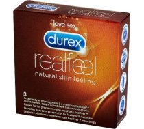 Durex  Prezerwatywy Real Feel 3 szt 646535 (5038483866535) ( JOINEDIT17670041 )