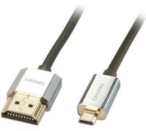 CROMO Slim HDMI High Speed A/D Kabel  0 5m  with Ethernet ( 41680 41680 41680 ) kabelis  vads