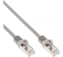 InLine Patchcord U/UTP   Cat.5e    Grey 0.5m (71450) ( 71450 71450 71450 ) tīkla kabelis