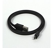 Kabel USB Logo USB A - Micro USB Czarny 1m ( 1139124 1139124 ) USB kabelis