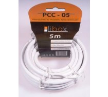 Aerial cable RG6 5m PCC05 LIBOX ( PCC05 PCC05 ) kabelis  vads