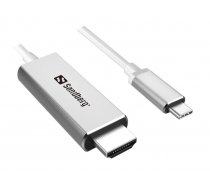Sandberg USB-C to HDMI Cable 2M   5705730136214 ( 136 21 136 21 136 21 ) kabelis  vads
