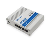 Teltonika Industrial Router RUTX08 No Wi-Fi 10/100/1000 Mbit/s Ethernet LAN (RJ-45) ports 4 1 ( RUTX08 4779027312477 RUTX08 000000 RUTX08000000 TELTONIKA RUTX08 RUTX08000000 ) Rūteris