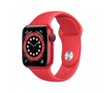 Apple Watch Series 6 GPS + Cell 40mm Red Alu Red Sport Band ( M06R3FD/A M06R3FD/A M06R3EL/A M06R3FD/A M06R3WB/A ) Viedais pulkstenis  smartwatch