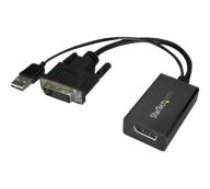 DVI auf DisplayPort Adapter mit USB Power - 1920 x 1200 (DVI2DP2) ( DVI2DP2 ) kabelis vads