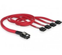 Delock Mini SAS 36Pin - 4x Sata 7Pin 0.50m ( DE 83057 ) kabelis datoram
