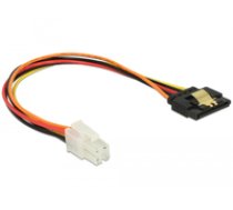 Delock 85519 cable p4 4pin m  sata 15pin h 0.20m ( 4043619855193 85519 85519 DELOC 85519 ) kabelis datoram