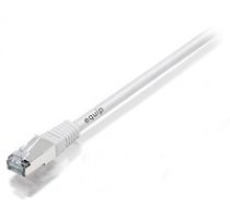 Patchkabel equip RJ45 S/FTP Cat6 0.50m white (SSTP) PIMF HF ( 605517 ) tīkla kabelis