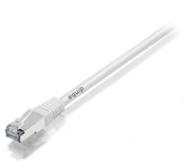 Patchkabel equip RJ45 S/FTP Cat6 1.00m white (SSTP) PIMF HF ( 605510 ) tīkla kabelis