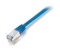 Patchkabel equip RJ45 S/FTP Cat6A  0.50m blau  (SSTP)PIMF HF ( 605637 605637 605637 ) tīkla kabelis