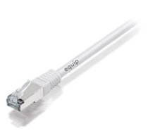 Patchkabel equip RJ45 S/FTP Cat7 0.50m white PIMF HF (SSTP) ( 605717 ) tīkla kabelis