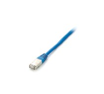 Patchkabel equip RJ45 S/FTP Cat6 0.25m blau (SSTP) PIMF HF ( 605533 ) tīkla kabelis