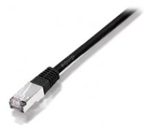 Patchkabel equip RJ45 S/FTP Cat6A 0.50m black (SSTP)PIMF ( 605697 ) tīkla kabelis