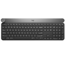 LOGITECH Wireless Keyboard CRAFT with creative input dial - BT - INTNL - UK layout ( 920 008503 920 008503 920 008503 ) klaviatūra