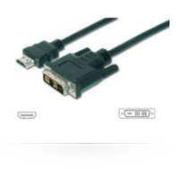 MicroConnect HDMI 19 - DVI-D 18+1 0.5m M-M 1080p ( HDM1918105 ) kabelis video audio