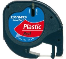 Dymo Letratag Band Plastik red 12 mm x 4 m ( S0721630 S0721630 S0721630 )