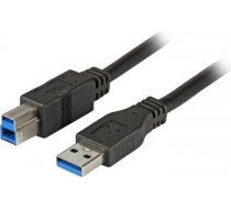EFB Elektronik 3.0m USB 3.0 A/B USB cable USB 3.2 Gen 1 (3.1 Gen 1) 3 m USB A USB B Black 4049759082253 ( K5236.3 ) USB kabelis