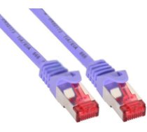 InLine 1m Cat.6 Patchkabel 1000 Mbit RJ45 - violett ( 76411P ) tīkla kabelis