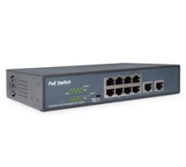 DIGITUS 8-Port Fast Etherent PoE-Switch + 2 Uplinks ( DN 95323 1 DN 95323 1 DN 95323 1 ) komutators