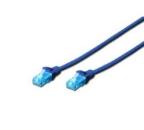 DIGITUS Ecoline - Patch- Cable - RJ- 45 (M) - RJ- 45 (M) - 10 0m - UTP - CAT 5e - with kink Protection - blue (DK- 1512- 100/B) ( DK 1512 100/B DK 1512 100/B DK 1512 100/B ) datortīklu aksesuārs