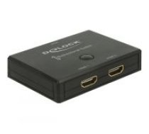 DeLOCK HDMI switcher 2-1 bidireional 4K 60 Hz HDMI switch - black ( DE 18749 ) KVM komutators