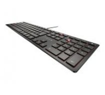 Cherry KC 6000 SLIM BLACK Corded Keyboard US/ENGLISH 4025112088568 ( JK 1600EU 2 ) klaviatūra
