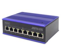 DIGITUS Industrieller 8-Port Gigabit PoE Switch ( DN 651121 DN 651121 DN 651121 ) komutators