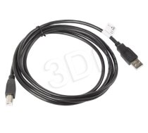 Lanberg cable USB 2.0 AM-BM 1.8m black ( CA USBA 10CC 0018 BK CA USBA 10CC 0018 BK CA USBA 10CC 0018 BK ) USB kabelis