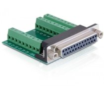 Delock serial adapter - DB-25 to 9 pin terminal block ( DE 65317 65317 65317 ) adapteris