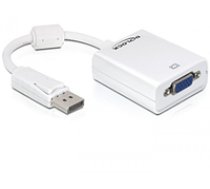 Delock Adaptor Displayport - D-Sub15 VGA ma/fe white ( 61766 )