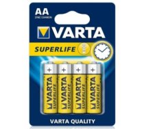 Varta AA SuperLife Zinc Carbon 4 Pack 4008496556267 ( 4008496556267 02006 101 414 02006101414 R6 AA ) Baterija