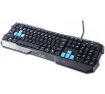 E-Blue EKM075BK Polygon Spēļu Klaviatūra ar vadu USB / Melna (ENG) ( EKM075BK ) klaviatūra