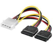 Sharkoon adapter 2x SATA Power-Molex ( 4044951018895 4044951018895 ) kabelis datoram