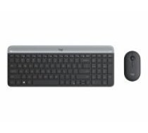 Logitech MK470 keyboard RF Wireless AZERTY Belgian Graphite ( 920 009194 ) klaviatūra