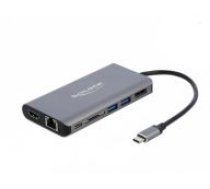 Delock USB-C Dockingstation 4K-HDMI/DP/USB3.0/SD/LAN/PD 3.0 ( DE 87683 87683 ) dock stacijas HDD adapteri