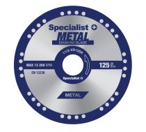 Specialist+ Dimanta griešanas disks metālam 125x1 5x22 23 mm ( 11/2 VD125R 11/2 VD125R )