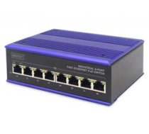 DIGITUS Industrieller 8-Port Fast Ethernet PoE Switch ( DN 650108 DN 650108 DN 650108 ) komutators
