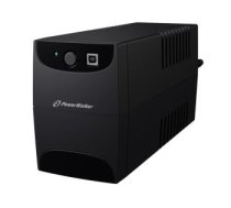 UPS POWER WALKER LINE-IN 650VA 2xSCHUKO OUT ( VI 650 SH ) nepārtrauktas barošanas avots UPS