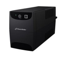 UPS POWER WALKER LINE-IN 850VA 2xSCHUKO OUT ( VI 850 SH VI 850 SH ) nepārtrauktas barošanas avots UPS