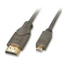 HDMI an Micro HDMI Kabel 0 5m  Stecker Typ A an Typ D ( 41350 41350 41350 ) kabelis video  audio