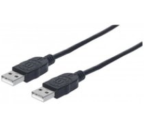 Manhattan USB 2.0 Anschluskabel 1m A-Stecker/A-Stecker ( 353892 ) USB kabelis